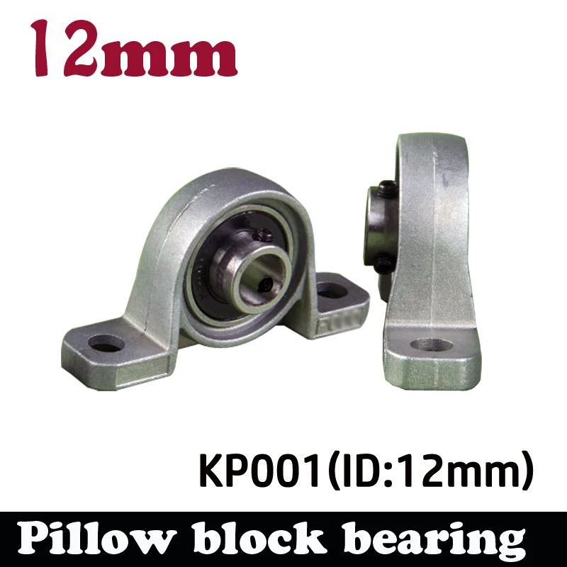 

8pcs 12mm Caliber Zinc Alloy Mounted Bearings KP001 UCP001 P001 Insert Bearing Pillow Block Bearing Housing