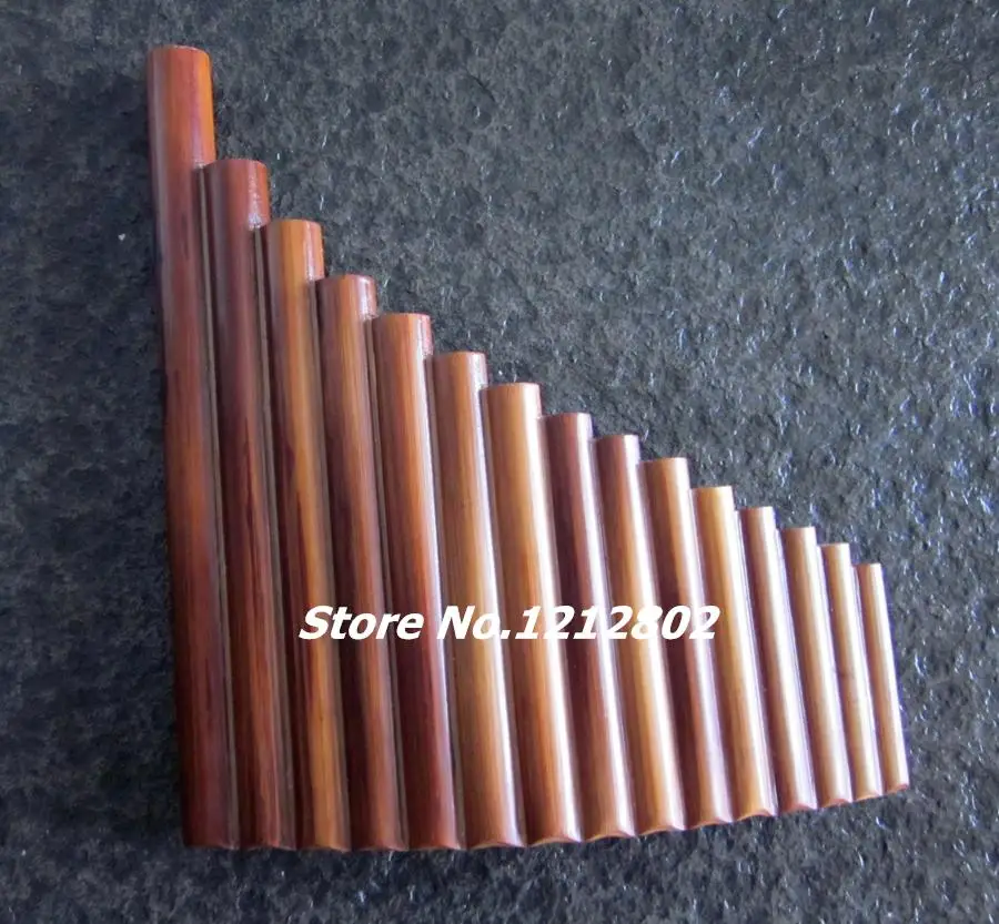 

Hot Sale Panflute 15 Pipes Bamboo Wind Music Instrument Panpipe G Key Flauta Xiao Handmade Dizi Folk Musical Instruments