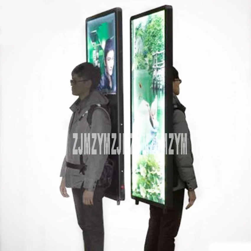 LED Backpack Light Box Walking Billboard Rechargeable Portable Mobile Advertising Light Box