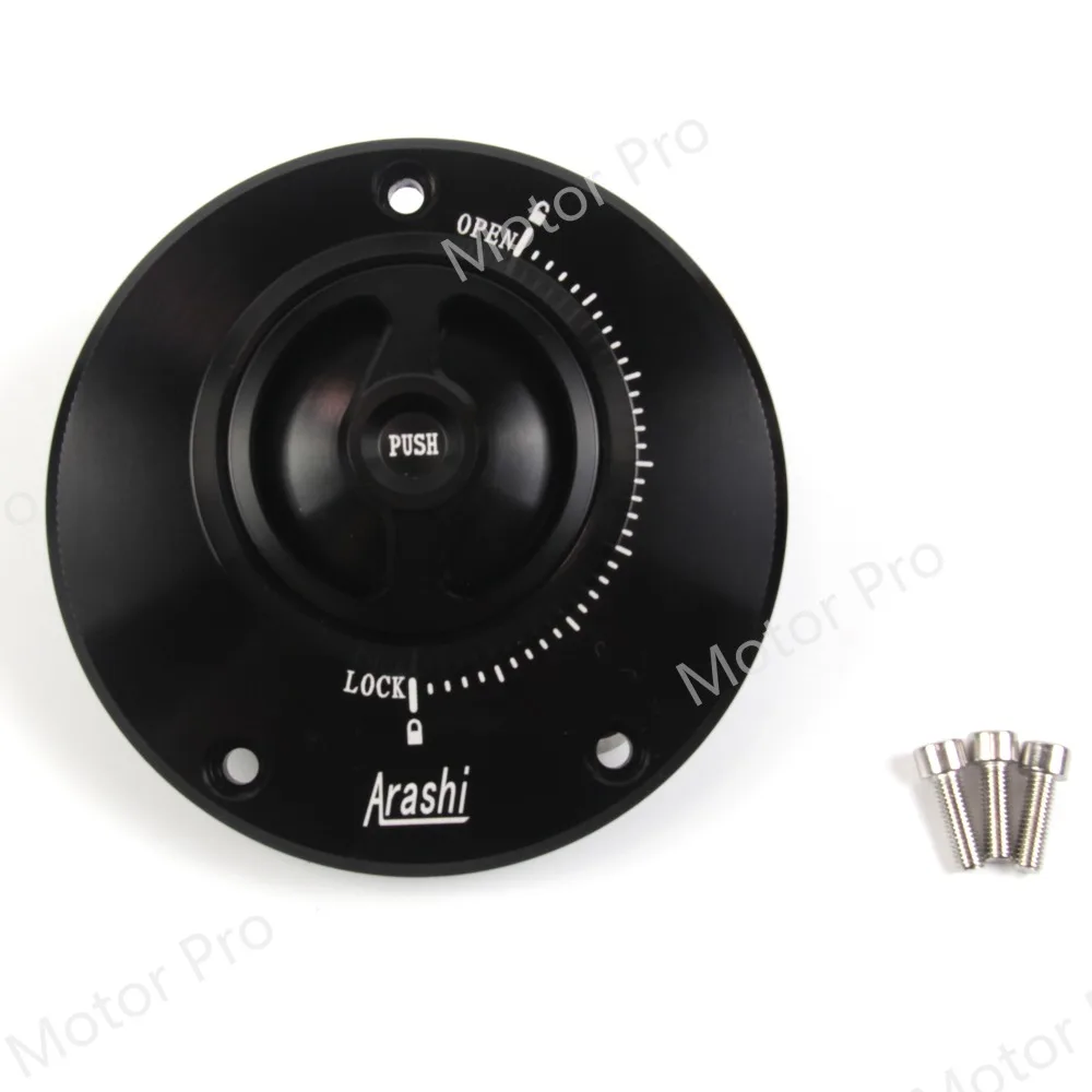 

New 112mm 3 Mounting Holes Gas Fuel Tank Cap Cover For Kawasaki Motorbike Accessories CNC Aluminium Ninja ZX6R ZX10R Z1000 Z750