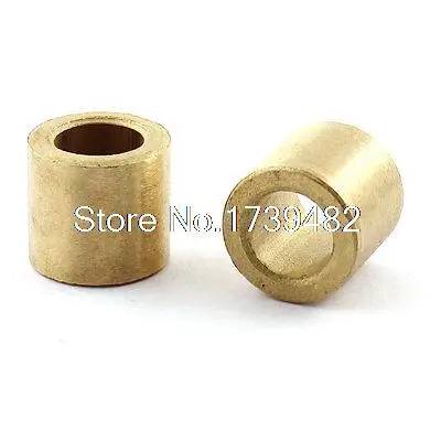 2PCS Oil Impregnated Sintered Bronze Bushing 10mm Bore x 16mm OD x 15mm Long