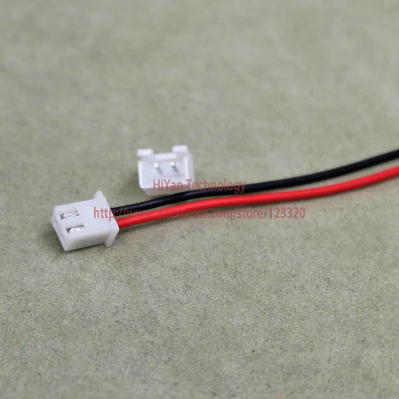 XH2.54 JST 2.54mm Pitch Top Entry 2Pin Connector 100mm To 250mm with 1007 26AWG Electronic Wire Cable Pin Header