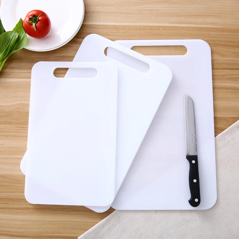 Moldproof kitchen household fruit polyethylene resin plastic large food cutting chopping board knife mildew proof pp blocks