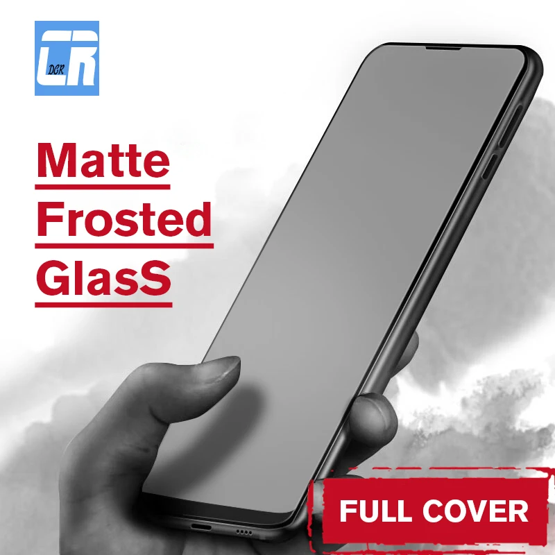 No Fingerprint Matte Frosted Tempered Glass for Xiaomi Redmi Note 10 11 9 6 7 8 Pro 9s 4X F1 M3 F3 Poco X3 Nfc Screen Protector