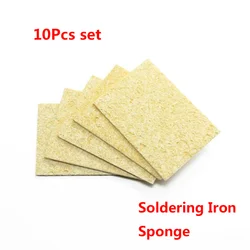 High quality 10Pcs High Temperature Resistant Sponge Electric Iron Tip Cleaning Sponge Rectangular 3.5CM*5CM