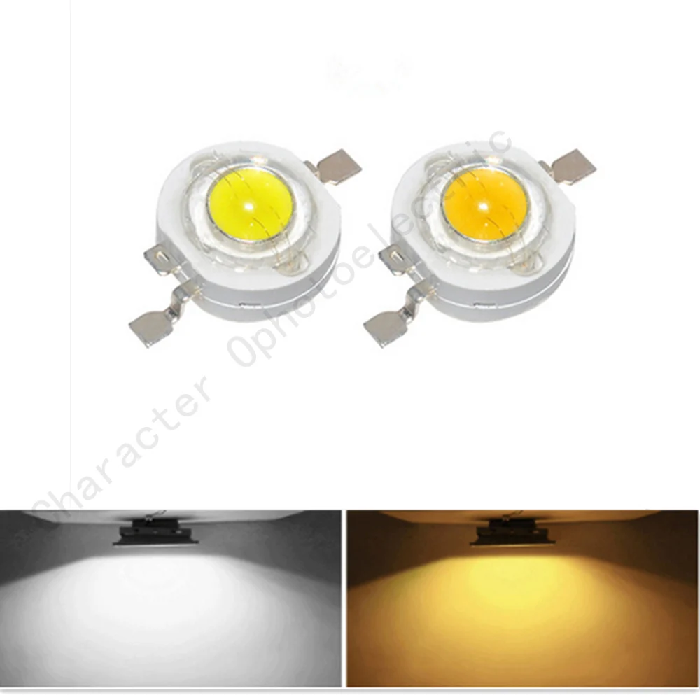 1w 3w Hochleistungs-LED-Perle warmweiß neutral weiß kaltweiß 10000k 20000k 30000k LED-Chip-Emitter für leichtes DIY