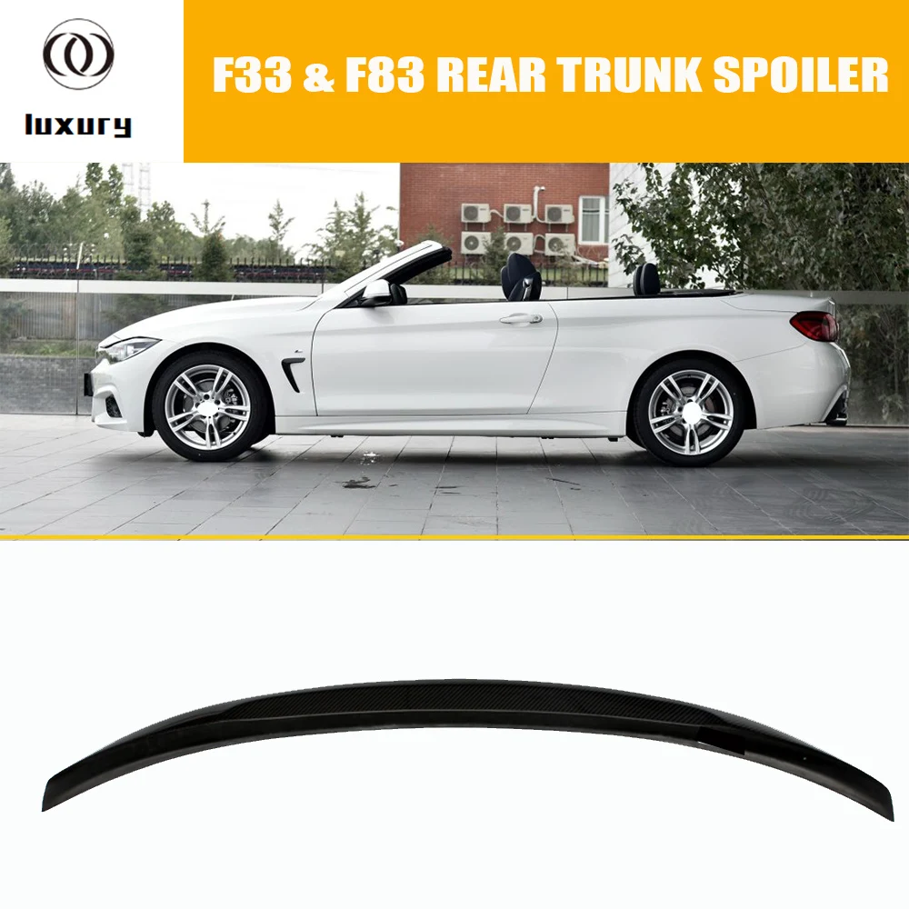 F33 Mp Style Carbon Fiber Rear Wing Spoiler for BMW 420 428 435 440 Convertible 2014-2020