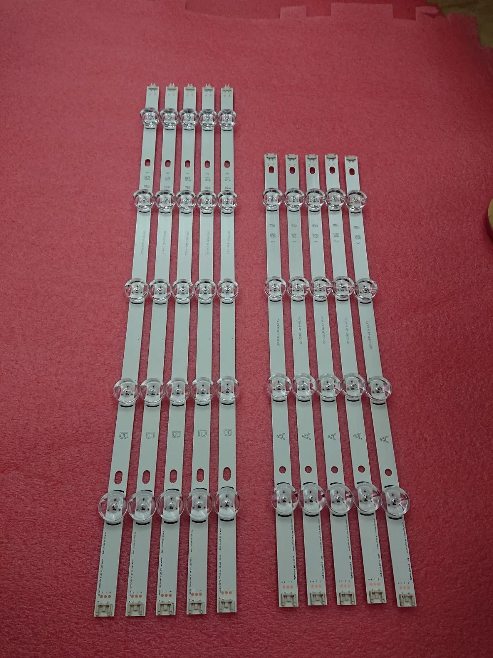 10 PCS LED Backlgith Strip for TV 49LF640V 49LB552V 49LB629V AGF78402201 49LB561U 49LB582V