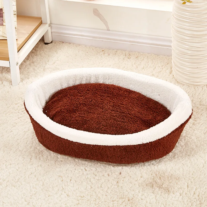 Winter Warm pet cat tent Lovely Soft small dog bed Kennel Suitable puppy house Pets Sleeping Bag Cats Bed ZL222