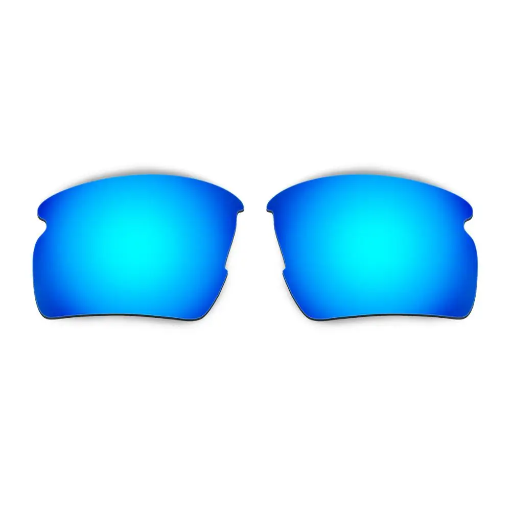 HKUCO For  Flak 2.0 XL Sunglasses Polarized Replacement Lenses Colors Blue & Emerald Green Increase Clarity