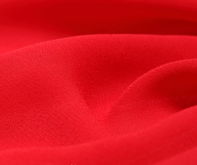 Tecido de chiffon vermelho com 2 metros de 148cm e 58.26 