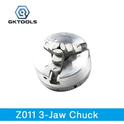 GKTOOLS, Three Jaw Chuck, Clamping Diameter 1,8-56mm / 12-65mm, Z011