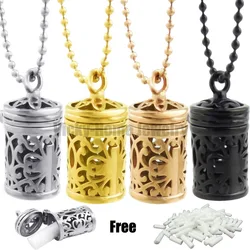 Chains as Gift! 22mm*13mm*11mm Cross Essential Oils Cage Diffuser Locket Perfume Aroma Locket in 316L Stainless Steel