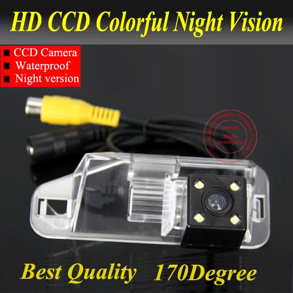 Free shipping night vision HD CCD Car rearview rear view parking camera For Lexus ES240 ES350 170 degree angle waterproof