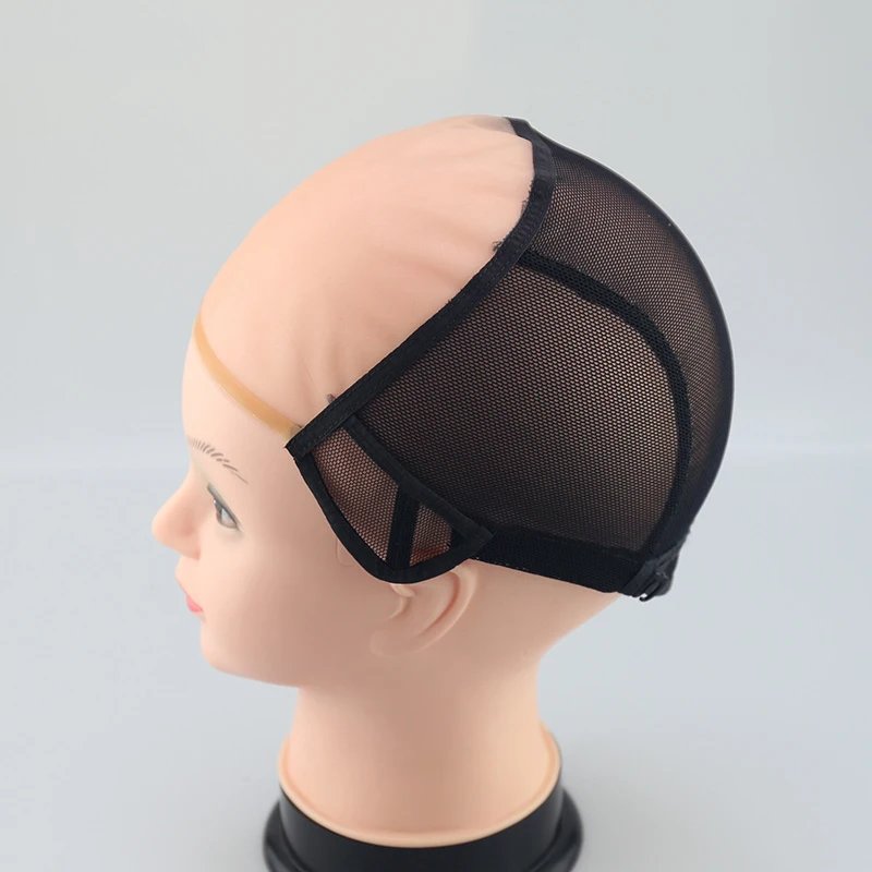 

Top Wig Caps For Making Wigs With Adjustable Strap Durable Strong Lace Front Cap Hair Nets Black