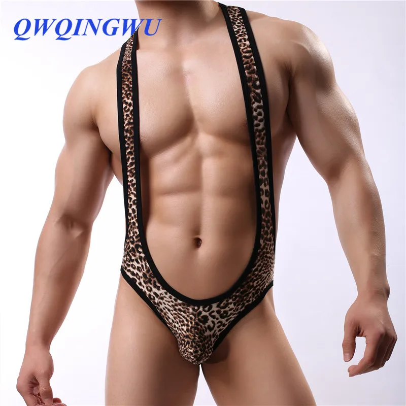 

Sexy Men Onesies Bodysuit Sexy Leopard Sexy Open Butt Onesies Body Stocking Man Jumpsuit Wresting Shapper Gay Jumpsuit Onesies