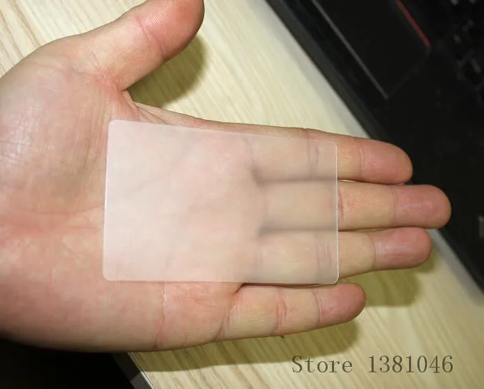 Translucent Matt Plastic PVC Sheets Blank Acetate Business Card 20/50/100/500 You Choose Quantity