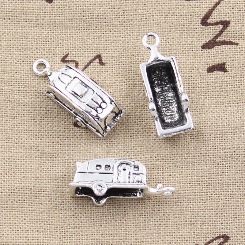 5pcs Charms Shuttle Trailer Touring 26x7x6mm Antique Making Pendant fit,Vintage Tibetan Silver color,DIY Handmade Jewelry