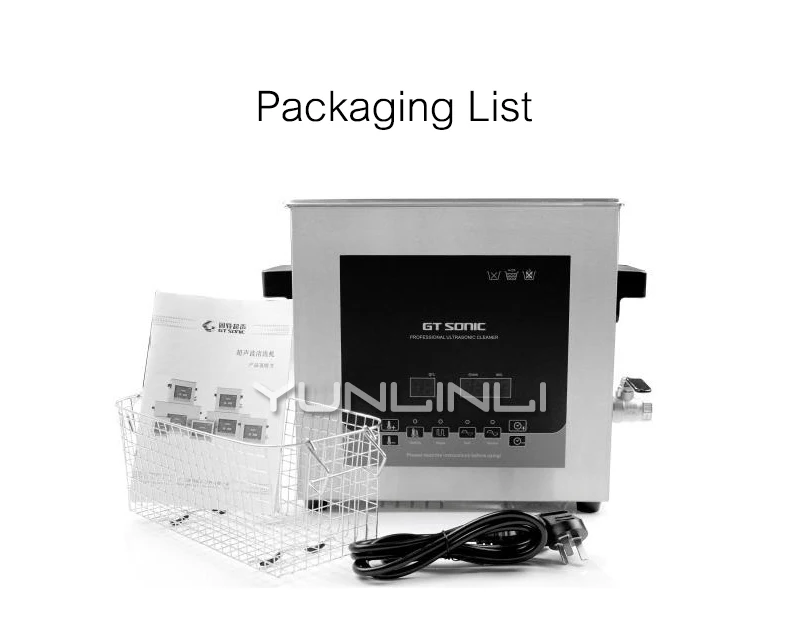6L Siêu Âm Sạch Hơn Công Nghiệp Rửa Siêu Âm Đơn Vị Phòng Thí Nghiệm Thiết Bị/Bộ Phận Máy Làm Sạch Siêu Âm Máy GT SONGIC-D6