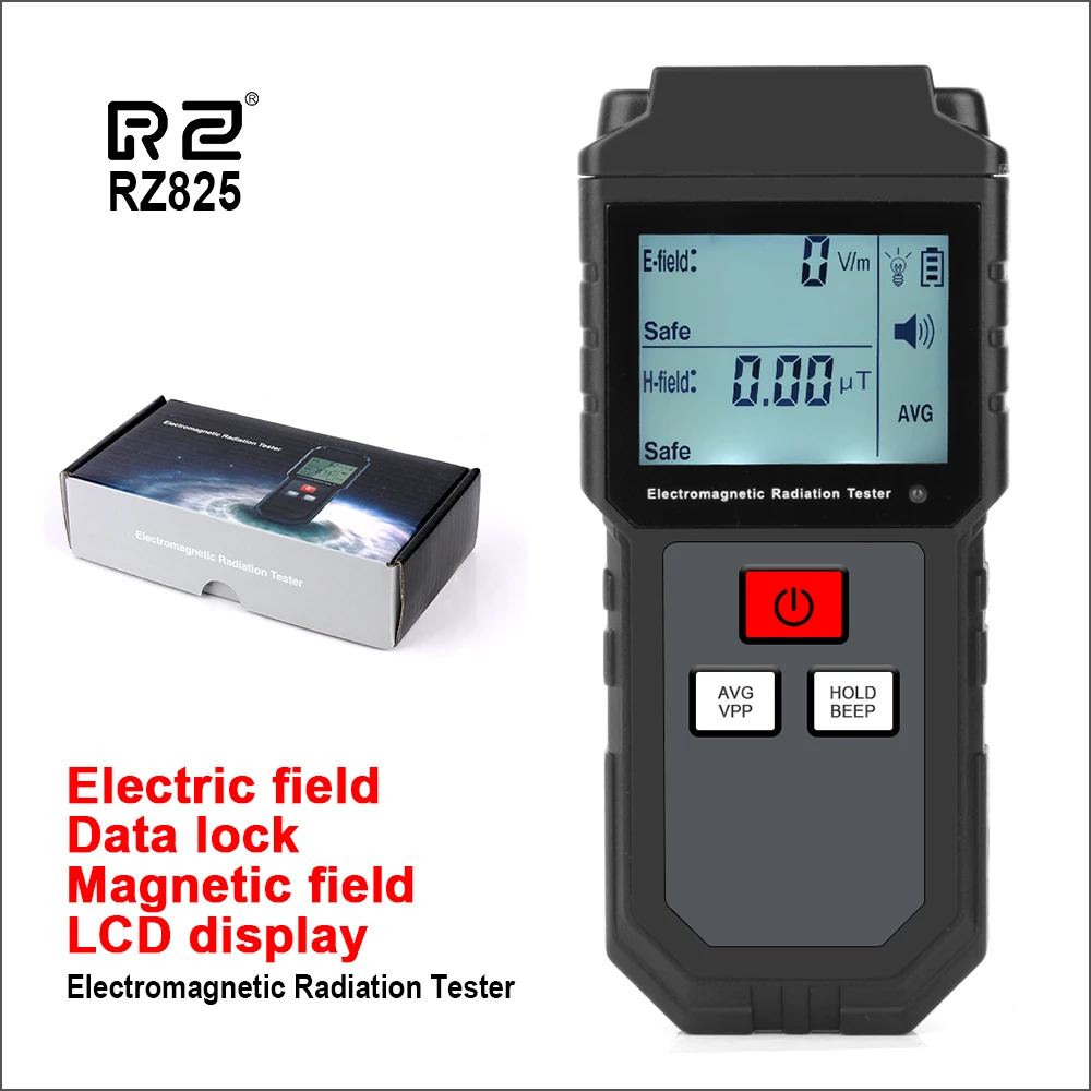 RZ Electromagnetic Field Radiation Tester Detector Emf Meter Handheld Portable Counter Emission Dosimeter For Computer Phone