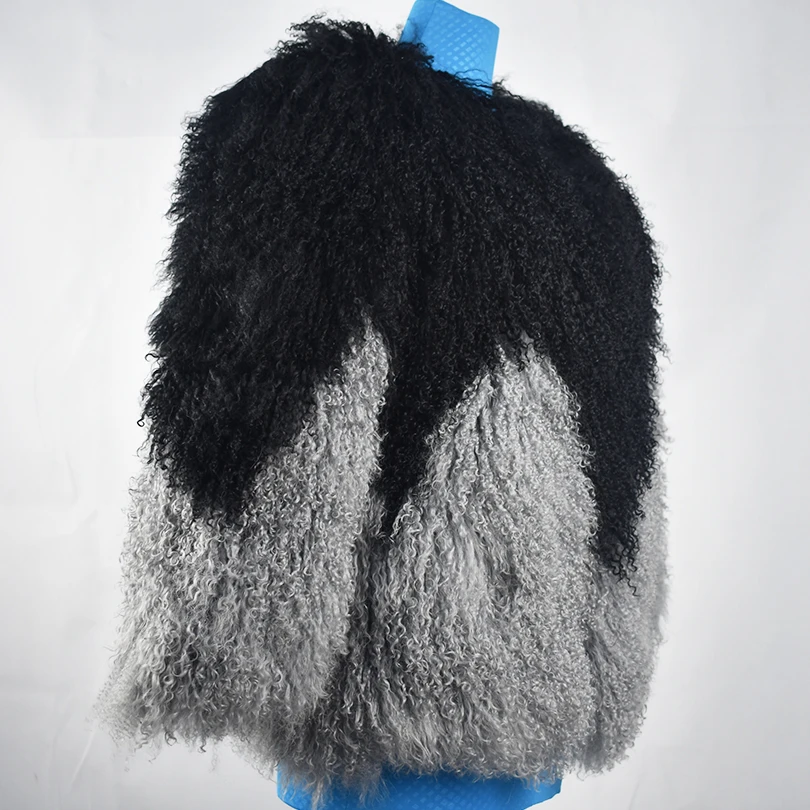 Sheepskin All-in-One Fluffy Coat for Women, Sheepskin Coat, Real Fur, Natural Fur, Thick and Warm, Female