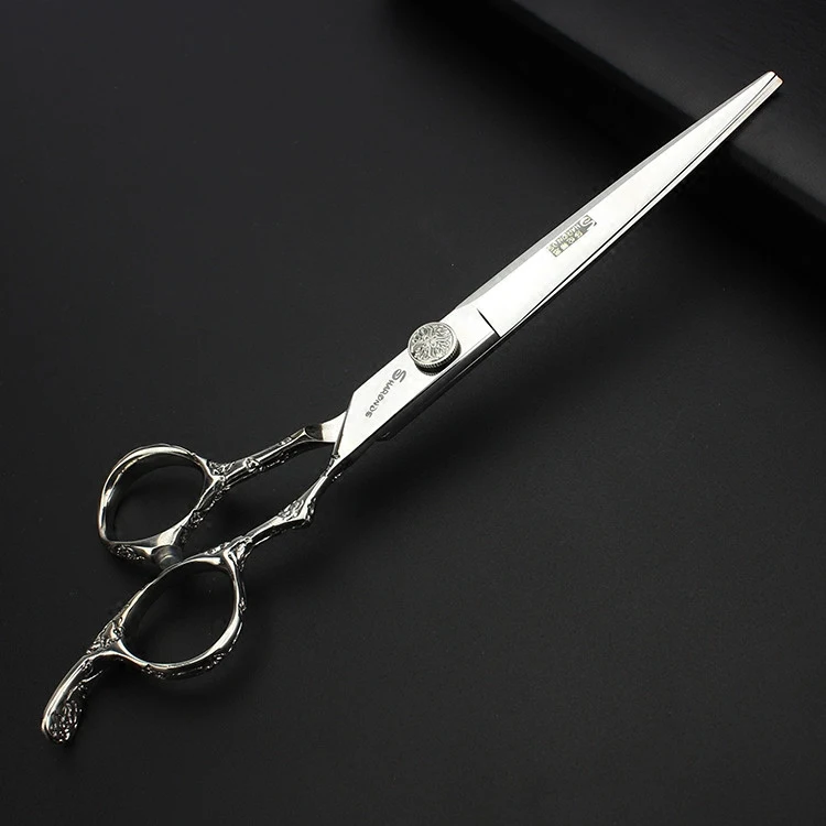 Sharonds Rose Pattern Scissors Set 6 inch / 7 inch Barber Scissors Japan 440c Steel Scissors Set