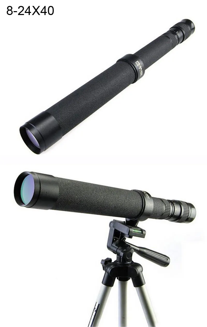 Baigish Russisches 8-24X40 Monokular-Teleskop, großes Objektiv, Fernglas mit großer Reichweite, Metall, Hochleistungs-HD-Fernglas-Spektiv – Detail 2