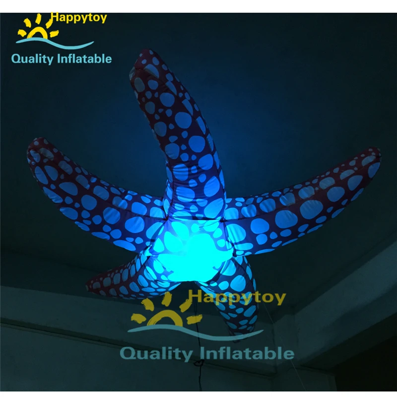 Event Advertising Inflatable Starfish, Led Star Inflatable Starfish, LED Inflatable For Pub Bar Decoration