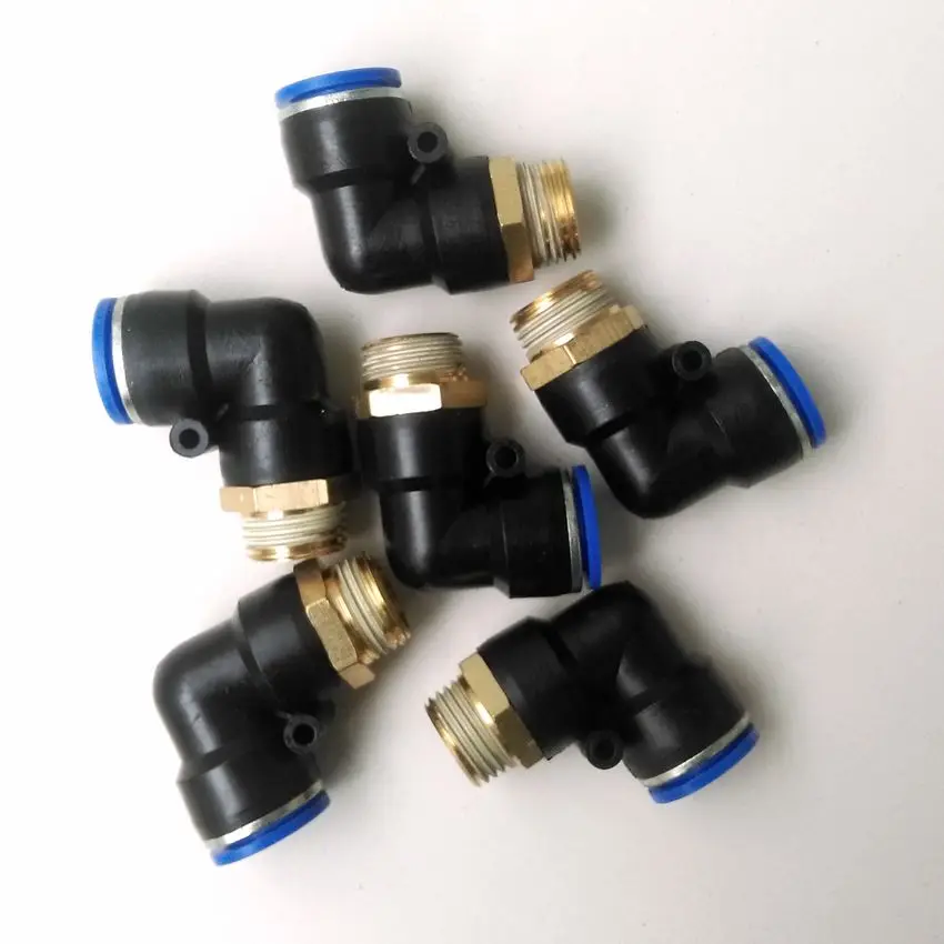 5pcs/lot  Pneumatic Fittings L type16mm-1/2