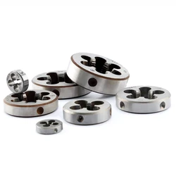 Fine Tooth Die Alloy Steel Round Dies Threading Cutting Tool M3*0.35 M4*0.5 M6*0.75 M8*1 M10*0.75 M12*0.75 M14*1 M24*1 M30*1.5