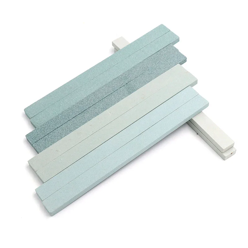 1pc 150x12x6 Knife Sharpener Sharpening Stone 80 to 1200 Grit Green Silicone Carbide Oil Stone Fine Polish Grinding Jade Ceramic