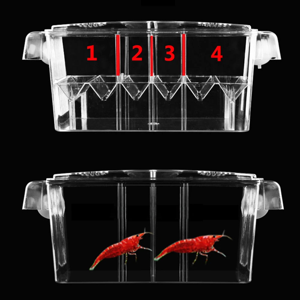 Self-Floating Fish Hatchery Box High-Transparent Aquarium Breeding Incubator Isolation Box Multi-Function Double Layer Fish Tank