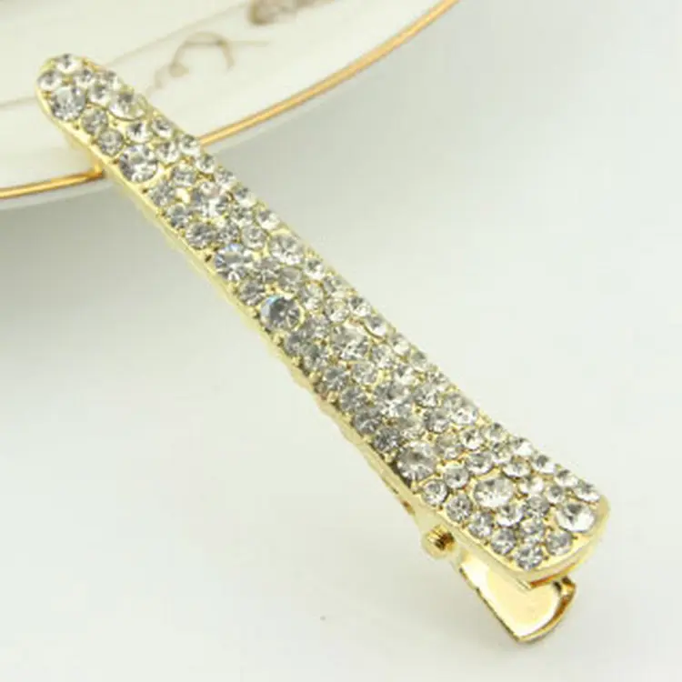 Hot Sale 5 Colors Korean Crystal Pearl Elegant Women Barrettes Hair Clip Hairgrips Hair Accessories