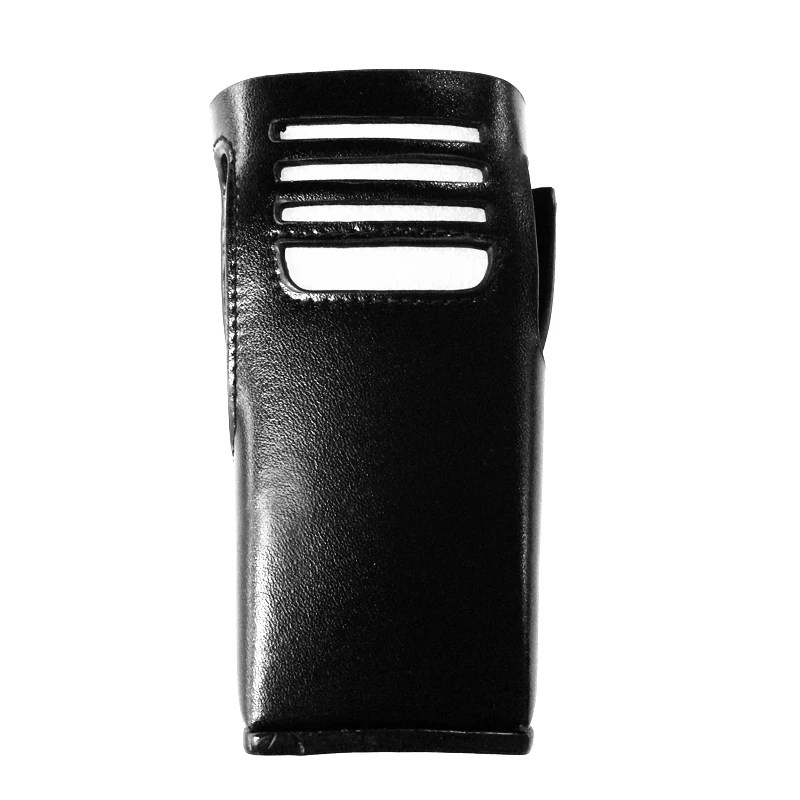 Two Way Radio Leather Protective Sleeve Shoulder Bag Hard Holster Case For Motorola XIR P8200 P8208 P6500 P6200 GP328D