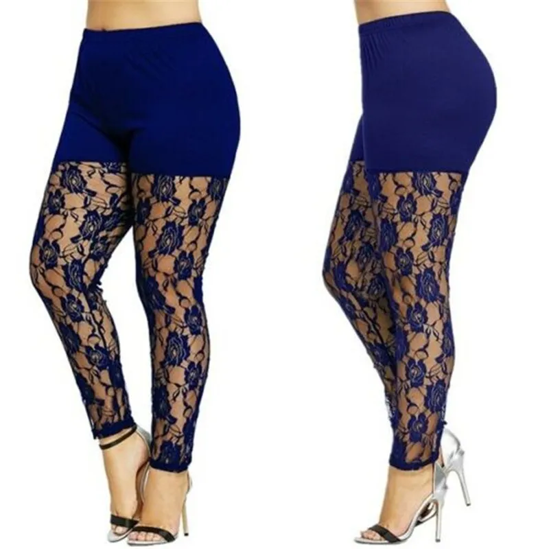 New Women Casual Skinny  Fashion Pencil Tight Trouser Plus Size US