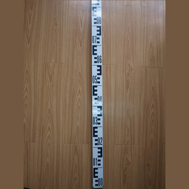 Professional Levelling rule staff gauge Aluminum 5m staff