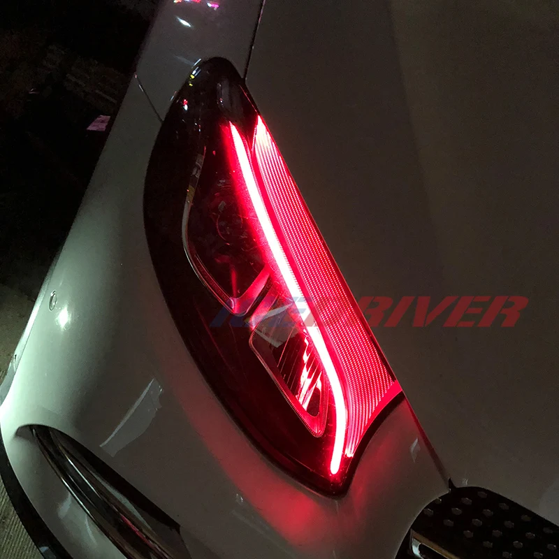 Icedriver for Mercedes Benz A class DRL LED boards A45 AMG A200 daytime running lights Red Blue Green RGBW DRL LED Devil Eyes