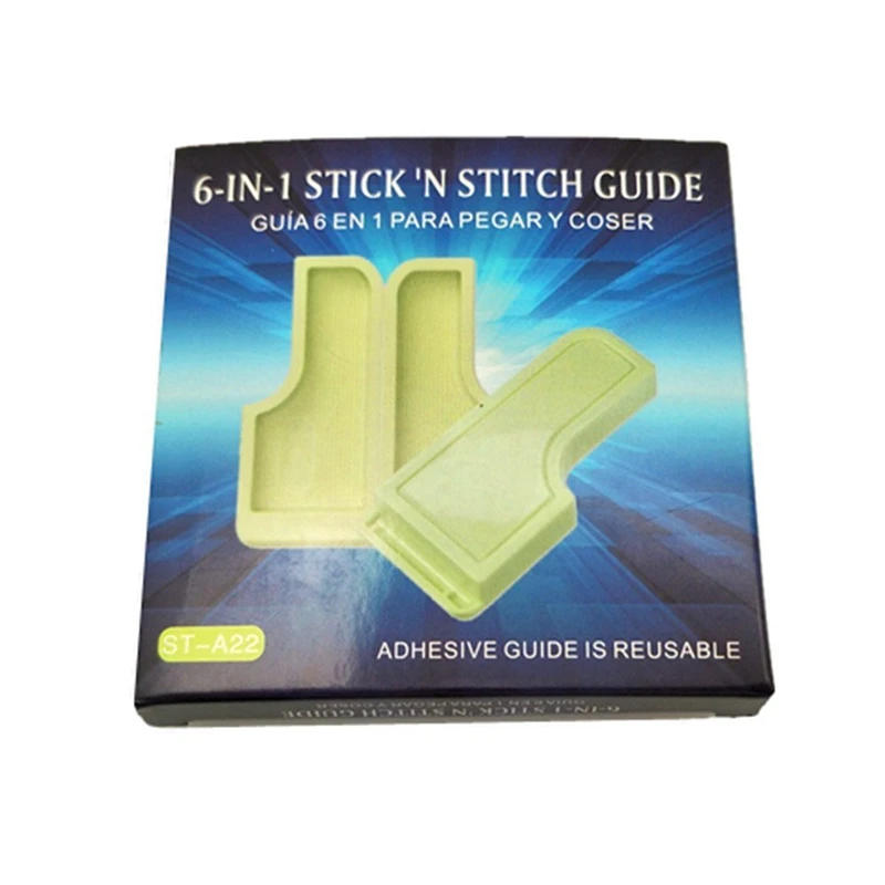 3 Piece 6-in-1 Stick \'n Stitch Guide For Needlecrafts Pefect Stitching 5BB5421