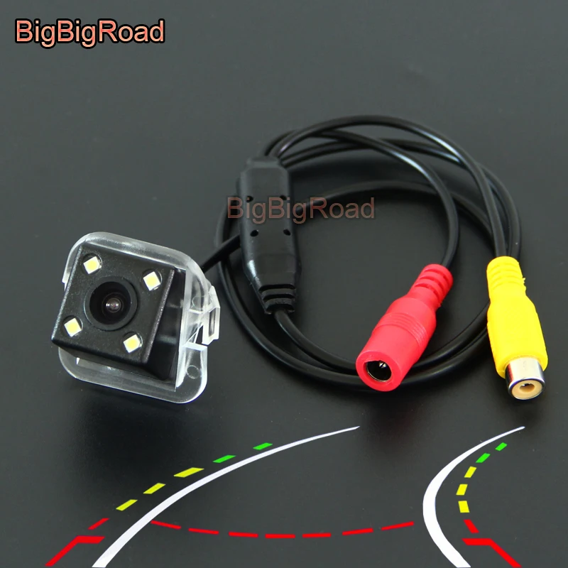 BigBigRoad For Toyota Previa 2012 Car Intelligent Dynamic Trajectory Tracks Rear View Backup Camera Night Vision Waterproof