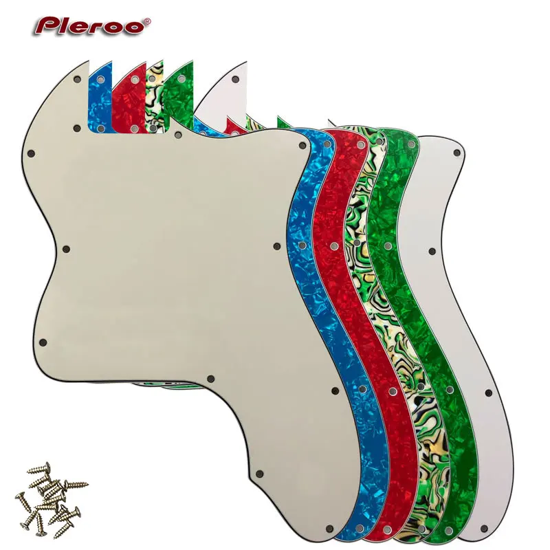 Pleroo niestandardowe części do gitary-dla US FD DIY klasyczne serie '72 Thinline Tele Telecaster gitara Pickguard puste zarysowania płyty