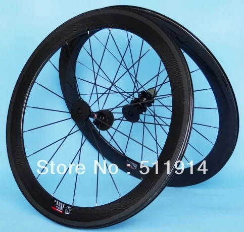 

Full Carbon Road Bike Clincher Wheelset 700C -60MM NOVATEC Hubs