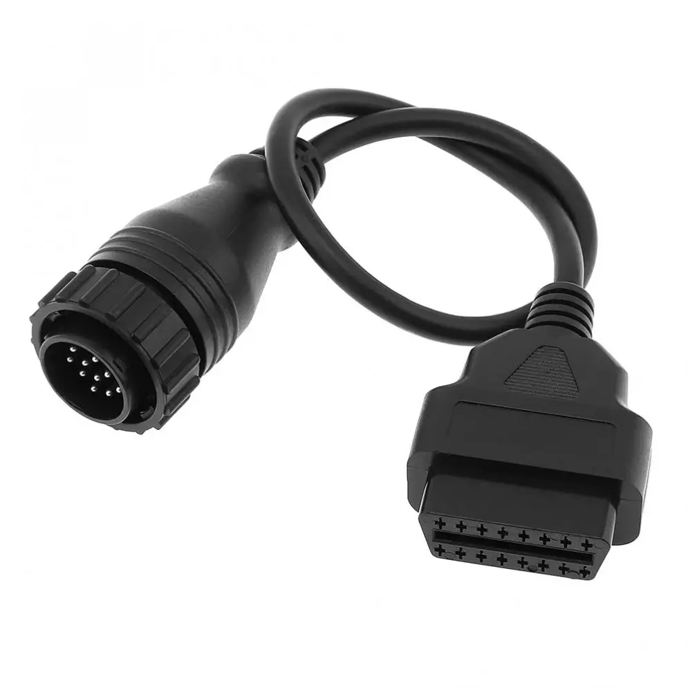 

1Piece OBD-II 14 Pin Male to 16 Pin Female Diagnostic Adapter Car Connector Cable with 30CM Line for Benz 14Pin