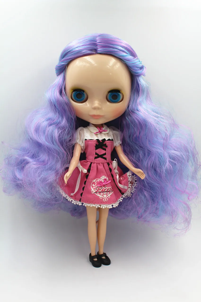 

Blygirl кукла смешанные цвета волос Blyth тело кукла Мода может изменить макияж