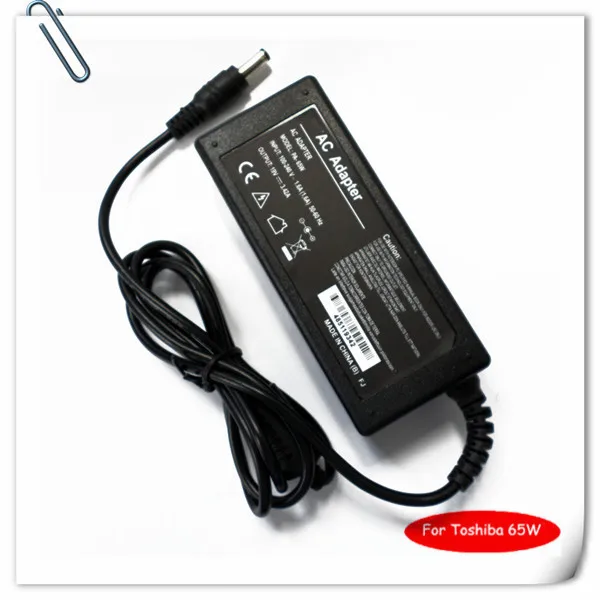 65W AC Adapter for Toshiba Satellite A110 C655 L505 L505-S5988 L645 L555-s7929 L645-S4102 universal laptop charger Power Supply