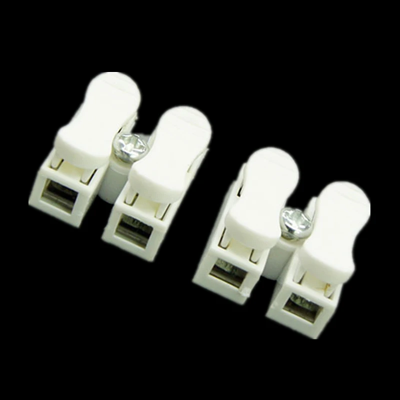 20 PCS Wire Terminal for Ceiling Lamp Easy Fit Spring Press Type Docking Quick Connector Cable Clamp Splice Retardant CH-2 CH-3