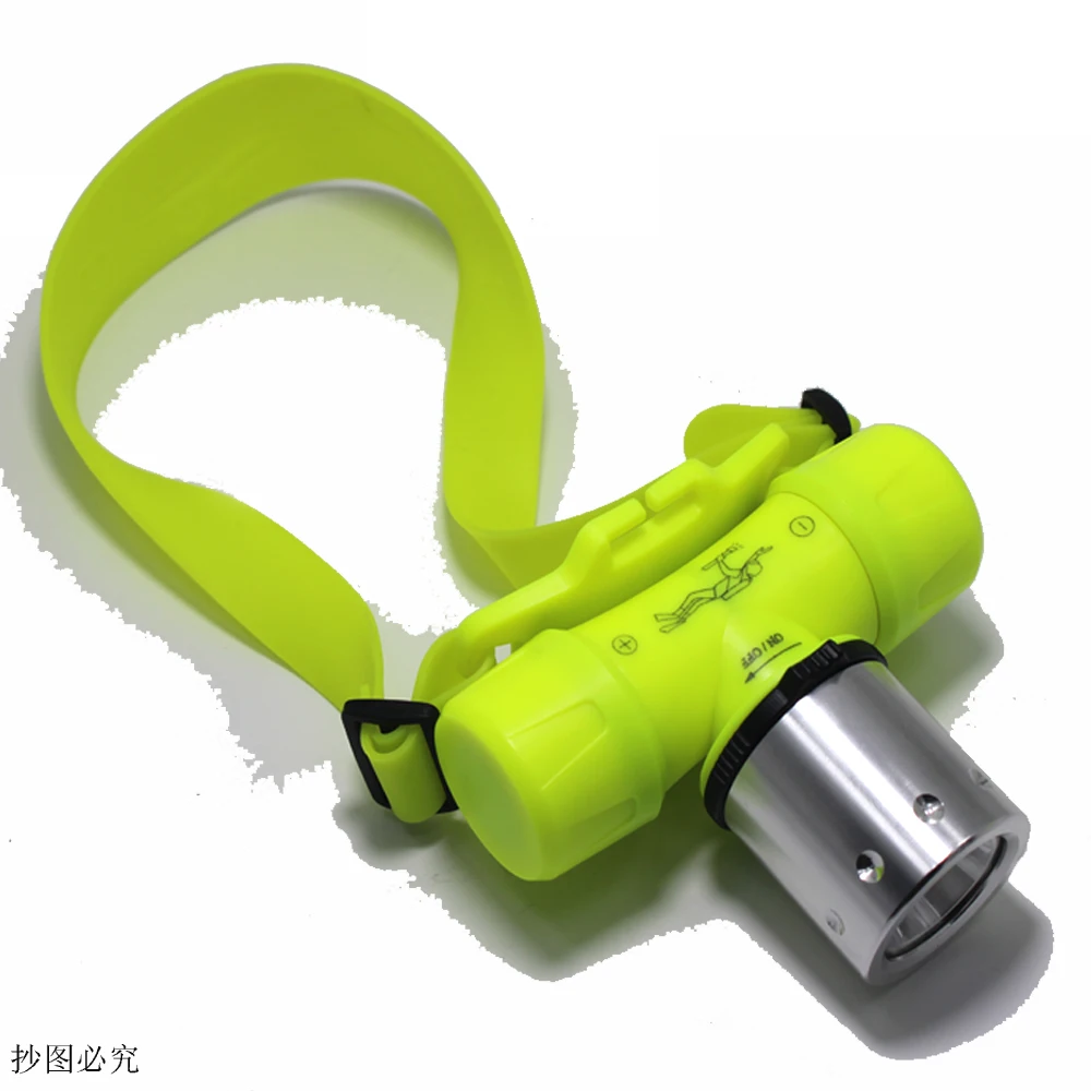 waterproof Underwater 3800 Lumen T6 Headlamp Swimming Diving Headlight Dive Head Light Torch Lamp+ battery/Charger/box