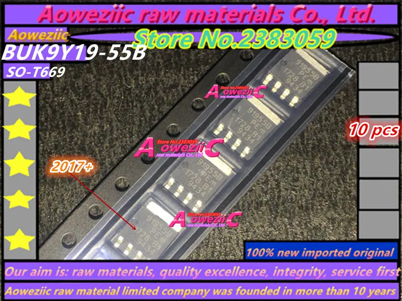 Aoweziic 100% new imported original  BUK9Y19-55B 91955B SO-T669 diesel engine board vulnerable maintenance chip