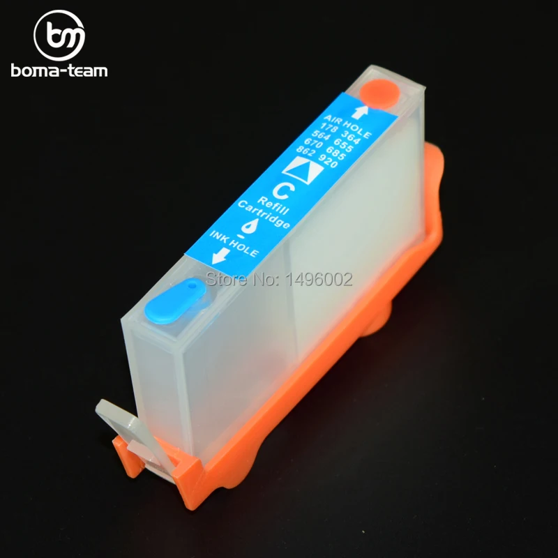 For HP 178 Refillable Ink Cartridge With Chips for HP Photosmart C6380 C6300 C5300 C5383 C5380 C6383 D5460 D5400 D5463 Printers