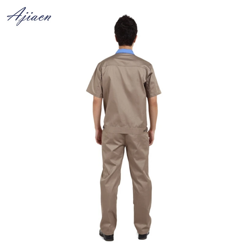 Genuine A set of electromagnetic radiation protective summer short-sleeved workwear EMF shielding staff uniforms