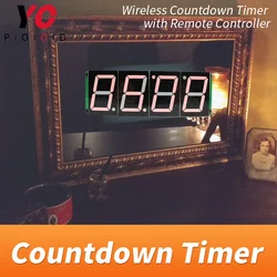 Wireless Countdown timer Room escape game props four digital display users can set time YOPOOD real life Takagism game supplier